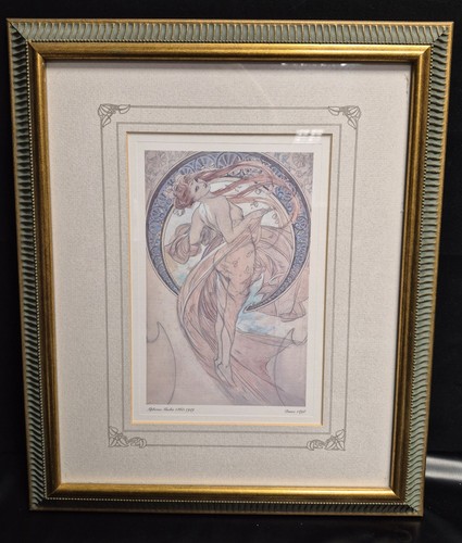 Framed art print - print, alphonse