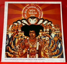 Jimi Hendrix Axis: Bold As Love Album Cover Art PICTURE / PRINT 11.5" x 11.5"