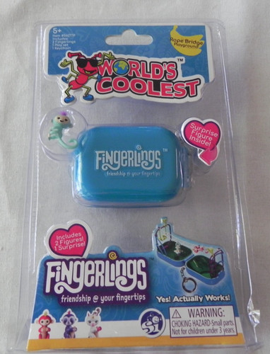 Fingerlings blue keychain play - blue,