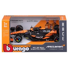 Bburago F1 Formula 1:43 Scale F1 Mclaren MCL38 2024 Piastri 12Pc Dispenser Toy