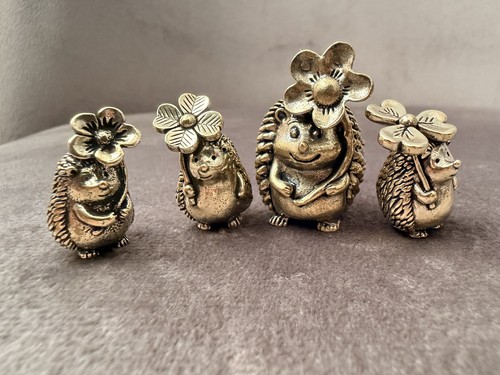 Solid brass hedgehog - 🦔🍀,