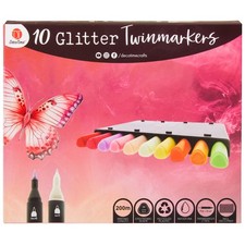 10pk Deco Time Glitter