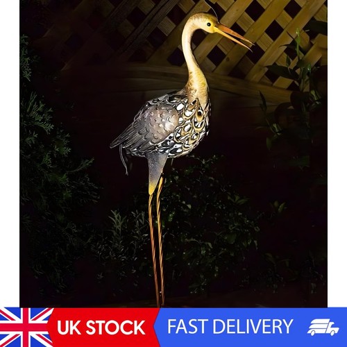 Giant heron ornament - heron, solar