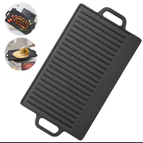 Cast iron grill - iron, meat