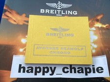 Genuine Breitling Avenger Seawolf Chrono A73390 Watch Instruction Booklet Manual