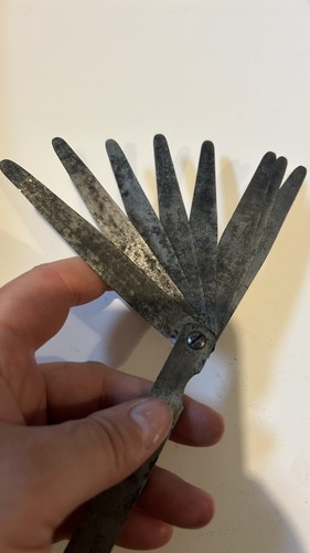 Vintage feeler gauge rare - feeler,