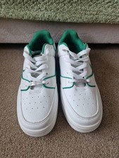 Nautica Trainers  Unisex White And Green Size UK 5 1/2