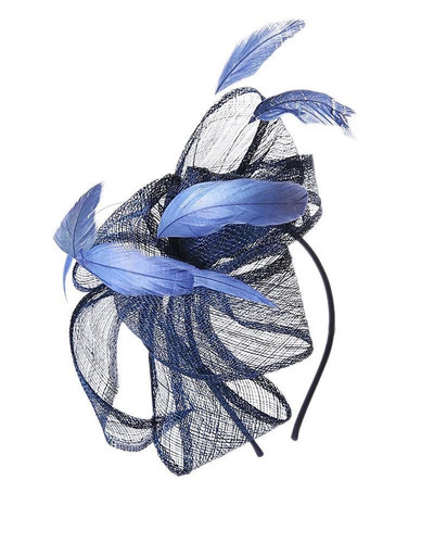 Large feather fascinator - large, on