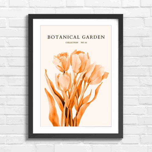 Soft peach tulips floral - soft,