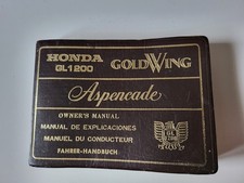 Honda Goldwing GL1200/ Aspencade OWNERS MANUAL HANDBOOK