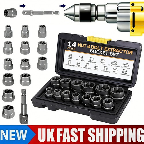 14pc bolt extractor impact - bolt,
