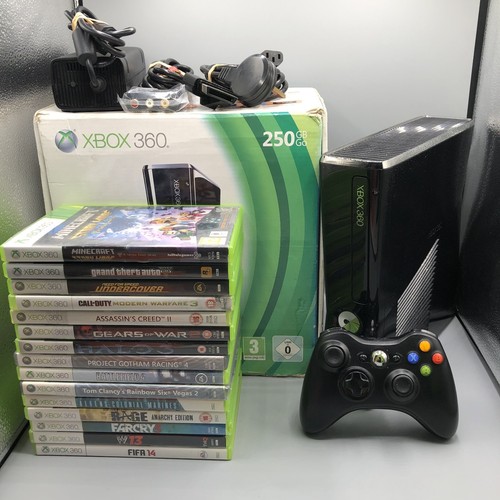 Xbox 360 slim 250gb boxed - xbox,
