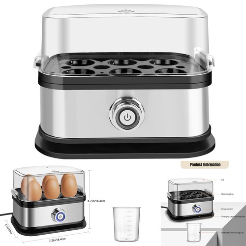 Rapid egg boiler - egg, compact