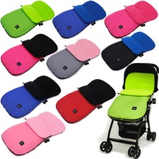 UNIVERSAL FOOTMUFF FIT BUGGY PUSHCHAIR STROLLER PRAM COSY TOES FLEECE LINING