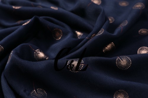 Pretty dandelion print foil - print,