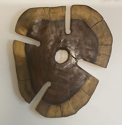 Live edge wood - slice, sculpture