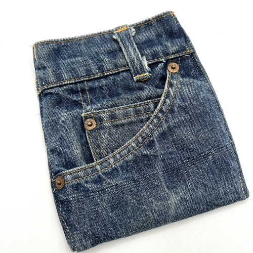 Vintage upcycled jeans pocket - vintage,