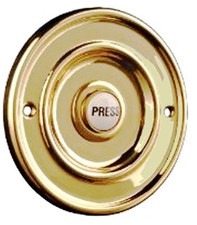 Solid polished brass - solid, 3"