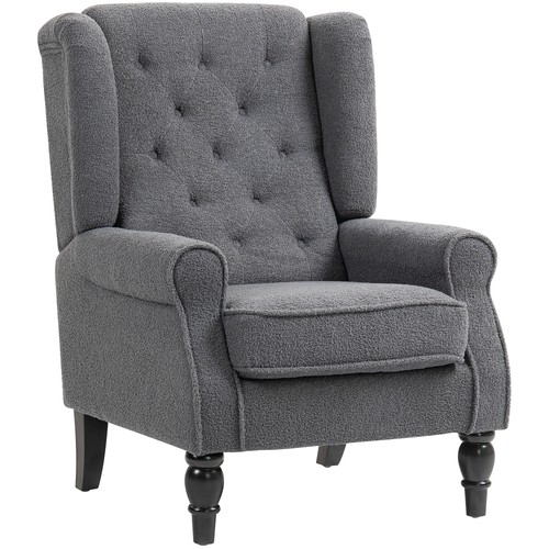 Homcom accent armchair retro - armchair,