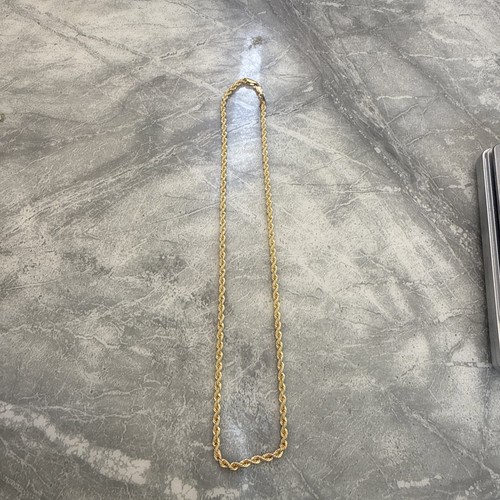 10kt solid gold - solid, rope