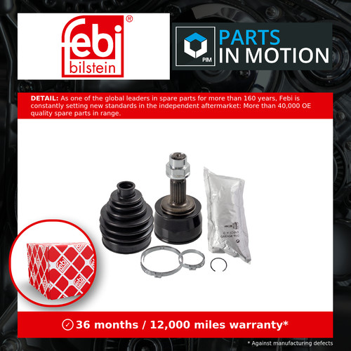 Joint fits fiat punto - cv, evo