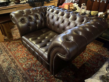 Genuine leather chesterfield - genuine,