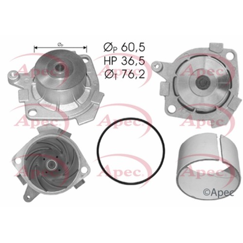 Water pump for fiat - water,