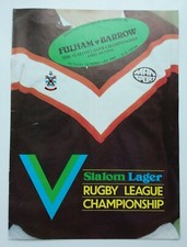 FULHAM v BARROW RUGBY LEAGUE