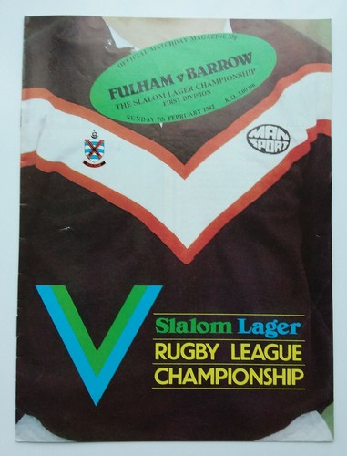 Fulham barrow rugby - barrow,