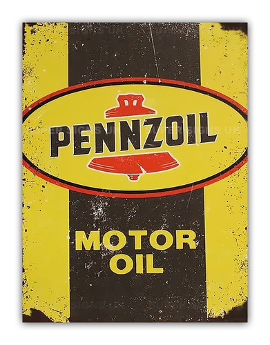 Retro style pennzoil motor - retro,