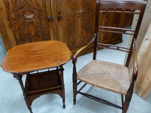 Lovely edwardian mahogany - mahogany, side