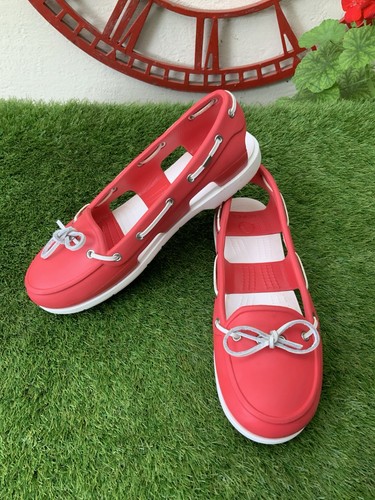 Ladies crocs boat - boat, slip