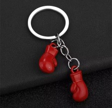 Boxing Glove Keyring Keychain Red Glove Gift Idea Gym Trainer Men Women Keychain