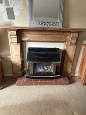 Rustic Wooden Fire Surround