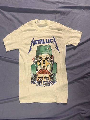 Vintage 1987 metallica - metallica, crash