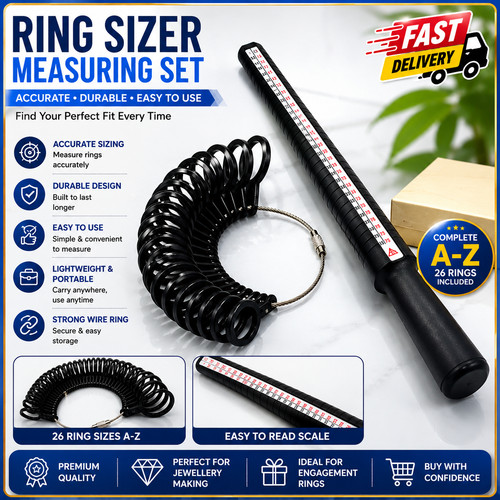 Ring sizer tool set finger - sizer,