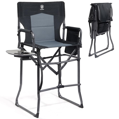 Tall folding chair - folding, bar