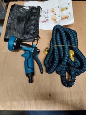 Stretch Hose Pipe Flexible Extendable Garden Magic Spray Gun Patio - 15ft/50ft