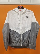 nike jacket size XL white an