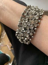 Stunning diamante flexible bracelet - Statement piece…Wow!