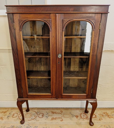 Victorian harlequin bookcase - harlequin,