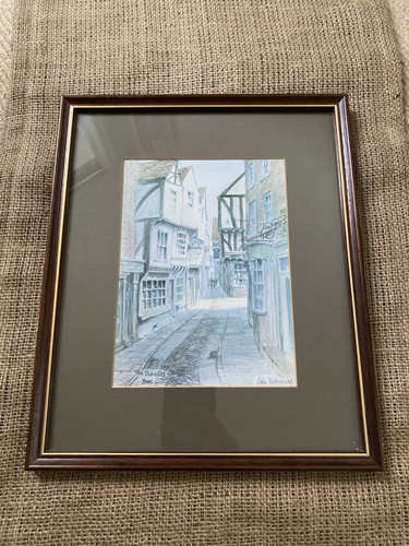 Framed signed print - framed, the