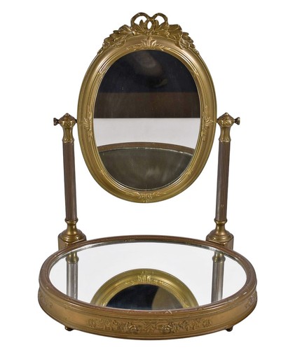 Vintage swivel brass vanity - swivel,