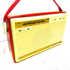 Regentone Portable Transistor Radio, 1962 - Very Clean and Complete With Strap