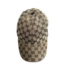 Gucci Gg Canvas Cap Beige 2015