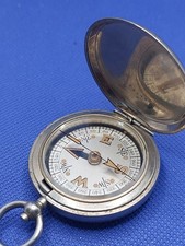 WW1 BRITISH 1918 DENNISON POCKET COMPASS, VINTAGE WORKING VERY NICE CONDITION 
