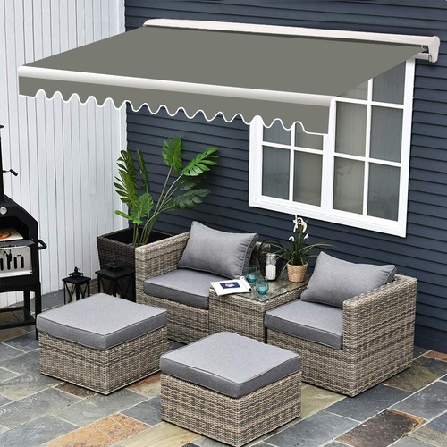 Half cassette electric - half, awning
