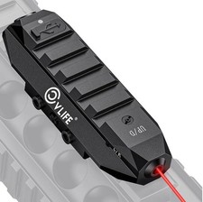 CVLIFE Picatinny Red Laser Sight for Rifle Metal Construction Rechargable