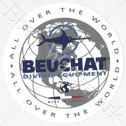 Beuchat diving equipment decal
