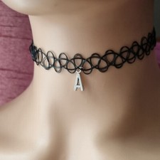 Tattoo Choker Stretch Black